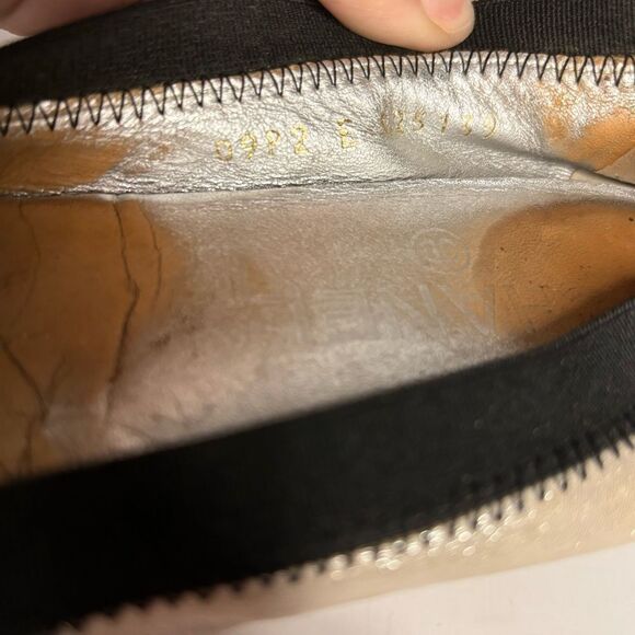 CHANEL Stretch Spirit Interlocking CC Logo Ballet Flat - Picture 4 of 14